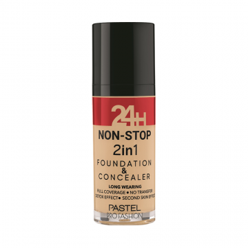 Fond de ten si corector 2in1 24h Profashion No. 601 Cool, 30ml, Pastel