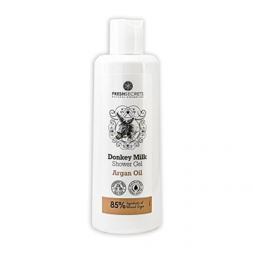 Gel de dus cu lapte de magarita si ulei de argan, 200ml, Fresh Secrets