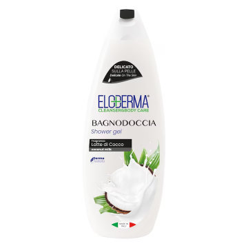Gel de dus Lapte de cocos, 600ml, Eloderma