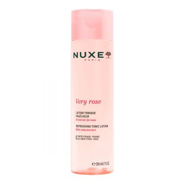Lotiune tonica pentru toate tipurile de ten Nuxe Very Rose, 200 ml (Gramaj: 200 ml)