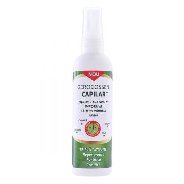 Lotiune tratament impotriva caderii parului Capilar+, 125ml, Gerocossen