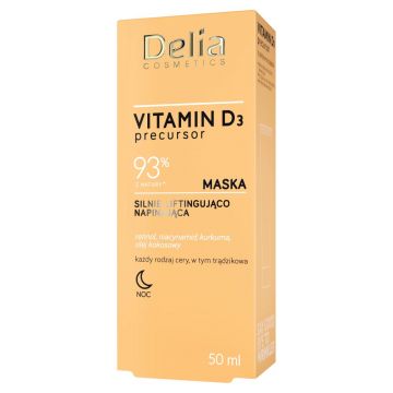 Masca de fata antirid Vitamin D3, 50ml, Delia Cosmetics