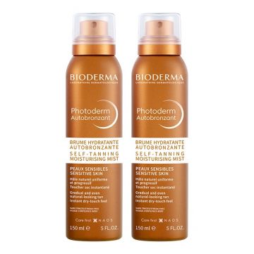 Pachet 2 x Spray autobronzant Bioderma Photoderm 150 ml