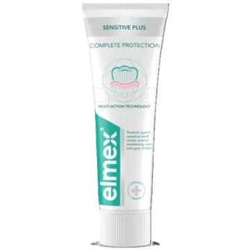 Pasta de dinti Sensitive Plus Complete Protection, 75ml, Elmex
