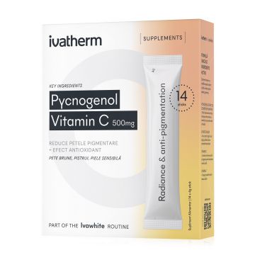 Pycnogenol si Vitamina C 500 mg, Ivatherm, 14 plicuri Pycnogenol si Vitamina C 500 mg, Ivatherm, 14 plicuri