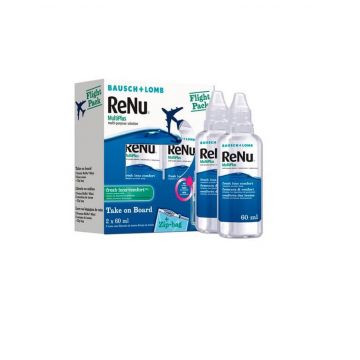 Renu Multi Plus pachet de calatorie 2 flacoane 60 ml