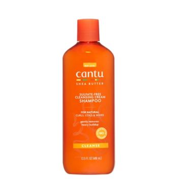 Sampon crema cu unt de shea pentru curatare in profunzime For Natural, 400ml, Cantu