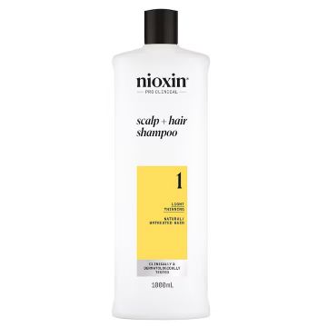 Sampon fortifiant impotriva ruperii Pro Clinical System 1, 1l, Nioxin