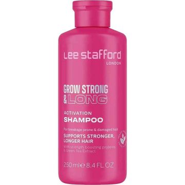 Sampon pentru cresterea parului Grow Strong & Long Activation, 250ml, Lee Stafford