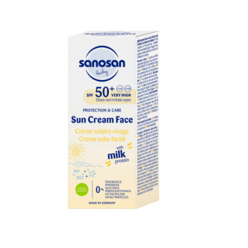 Sanosan Baby Crema de fata SPF50+ 30 ml Sanosan Baby Crema de fata SPF50+ 30 ml