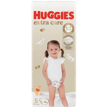 Scutece Extra Care Marimea 5 pentru 11 - 25kg, 50 bucati, Huggies