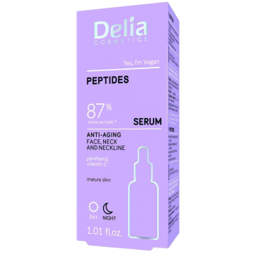 Ser de fata & decolteu Peptides Antiage, 30ml, Delia Cosmetics