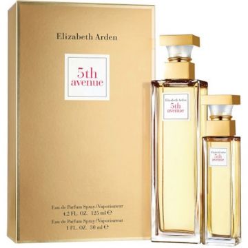 Set cadou Elizabeth Arden 5th Avenue, Femei, Apa de Parfum, 125 ml + 30 ml