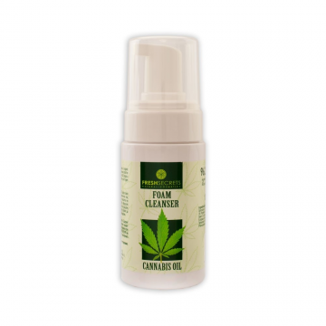 Spuma de curatare faciala cu canabis, 100ml, Fresh Secrets Spuma de curatare faciala cu canabis, 100ml, Fresh Secrets