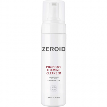 Spuma de curatare pentru ten gras Pimprove, 200ml, Zeroid