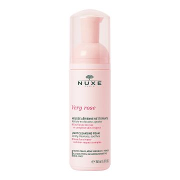 Spuma de curatare pentru toate tipurile de ten Nuxe Very Rose (Gramaj: 150 ml)