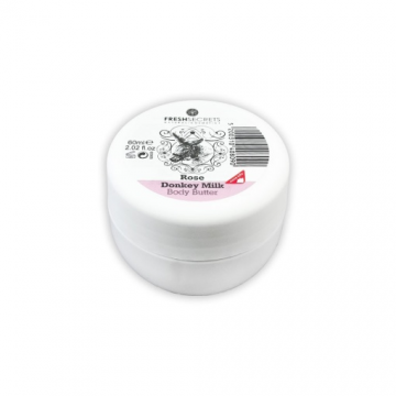 Unt de corp cu lapte de magarita si extract de trandafir, 60ml, Fresh Secrets