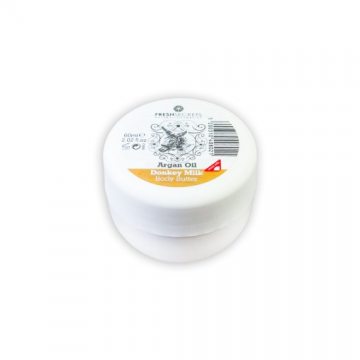Unt de corp cu lapte de magarita si ulei de argan, 60ml, Fresh Secrets