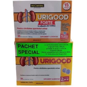 Urigood Forte 30 capsule + Urigood 30 capsule