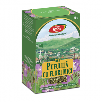 Ceai Pufulita cu flori mici, 50 g, Fares