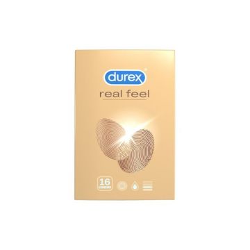 Durex Prezervative Real Feel, 16 bucati