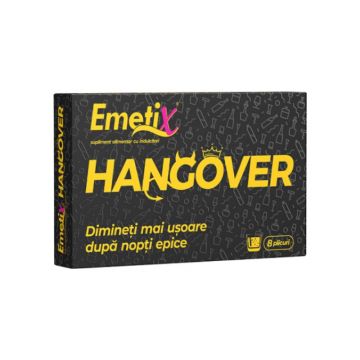 Emetix Hangover, 8 plicuri, Fiterman