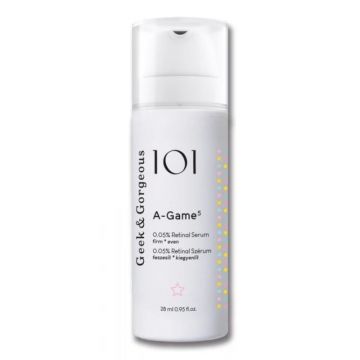 Ser anti-imbatranire cu retinol 0,05% A-Game5, 30 ml, Geek & Gorgeous