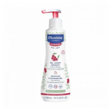 MUSTELA Gel curatare calmant pentru piele sensibila, 300 ml