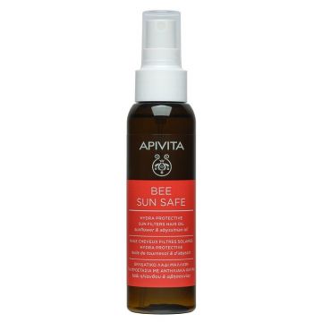 Apivita Sun ulei protector cu filtre UV pentru par 100 ml