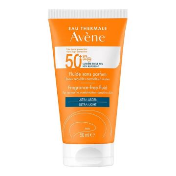 Avene SPF 50+ TRIASORB- Fluid cu protectie solara pentru piele normala si mixta, 50 ml Avene SPF 50+ TRIASORB- Fluid cu protectie solara pentru piele normala si mixta, 50 ml