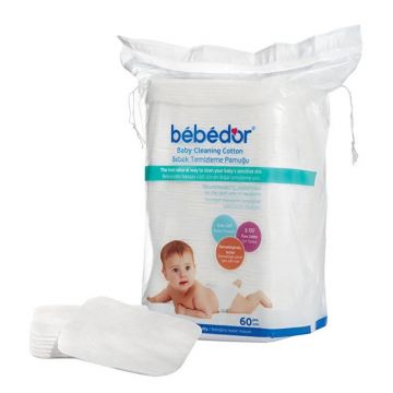 Bebedor Dischete de curatare din bumbac x60 pcs