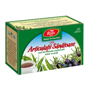 Ceai Articulatii sanatoase L93, 20 pliculete, Fares
