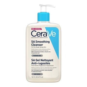 Cerave SA Gel Curatare Piele Uscata, Aspra cu Rugozitati 473 ml