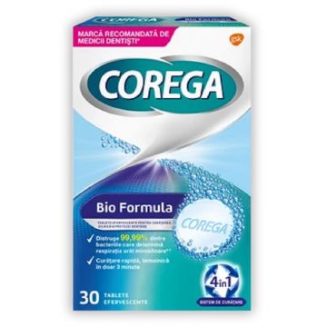 Corega BioFormula 136 Tablete efervescente