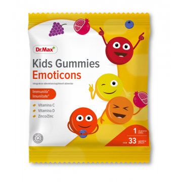 Dr. Max Kids Gummies Emoticons, 33 jeleuri
