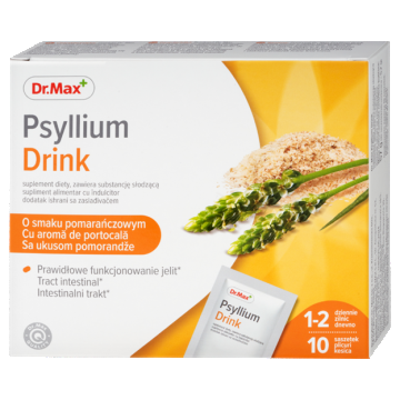 Dr. Max Psyllium Drink, 10 plicuri