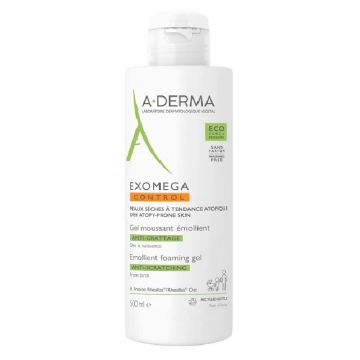 Ducray A-Derma Exomega Control gel spumant emolient 500 ml