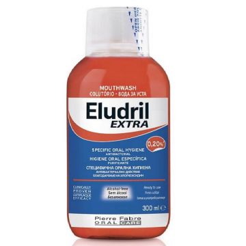 Eludril Extra 0,2 % Apa de gura 300 ml
