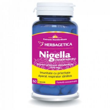 Herbagetica Nigella Chimen Negru, 30 capsule