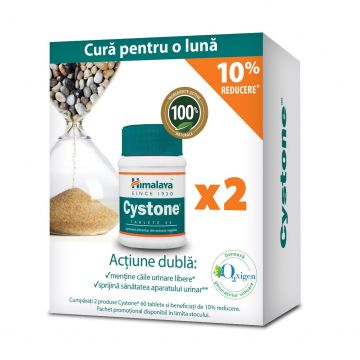Pachet Himalaya Cystone 60 + 60 tablete 10% reducere