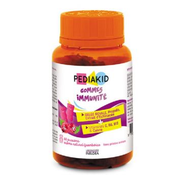 Pediakid Jeleuri Imunitate zmeura x 60 jeleuri