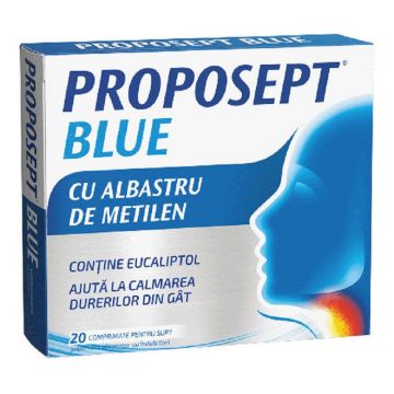 Proposept Blue cu albastru de metilen 20 comprimate