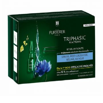 Rene Furterer Triphasic Reactional 12 fiole x 5 ml Rene Furterer Triphasic Reactional 12 fiole x 5 ml