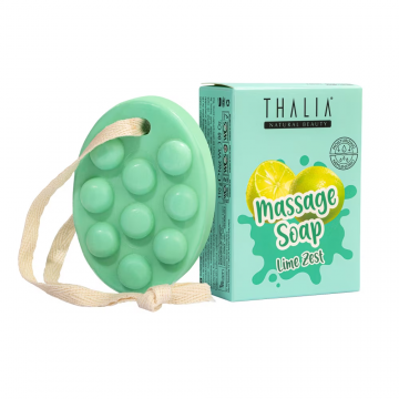 Sapun pentru masaj Lime Zest, 110g, Thalia