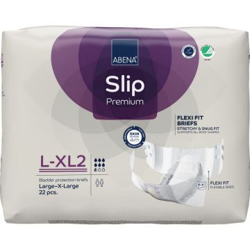 Scutece pentru adulti Premium Flexi Fit L-XL2 cu absorbtie 2900ml, 22 bucati, Abena