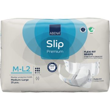 Scutece pentru adulti Premium Flexi Fit M-L2 cu absorbtie 2400ml, 25 bucati, Abena
