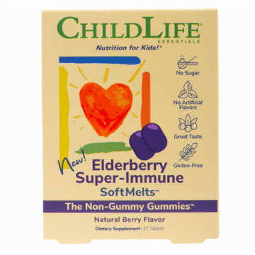 Secom Childlife - Elderberry Super-Immune SoftMelts x27 tbs
