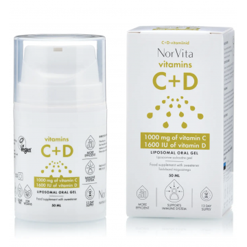 Vitamina C + D gel oral lipozomal 50ml Norvita