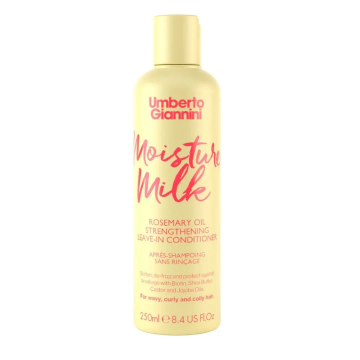 Balsam leave-in fortifiant cu ulei de Rozmarin Moisture Milk Strong Curls, 250ml, Umberto Giannini