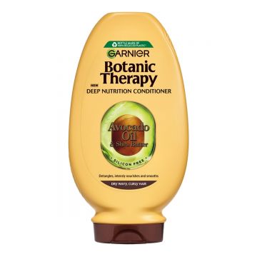 Balsam pentru parul uscat ondulat si cret Botanic Therapy Avocado Oil, 200ml, Garnier